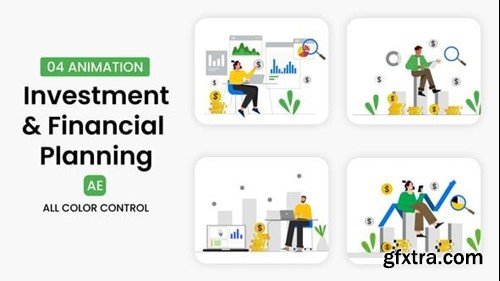 Videohive Investment and Financial Planning Illustration Scene 55303252