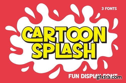 Cartoon Splash - Joyful Display Font MLGY6V8