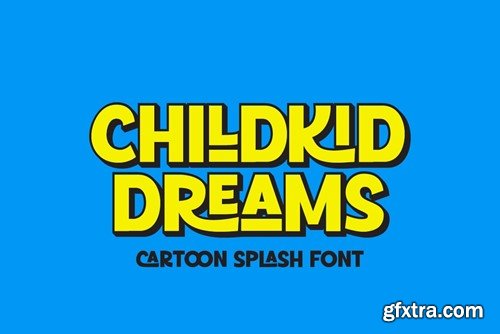 Cartoon Splash - Joyful Display Font MLGY6V8