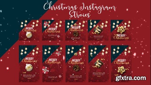 Videohive Christmas instagram stories and post 55447889