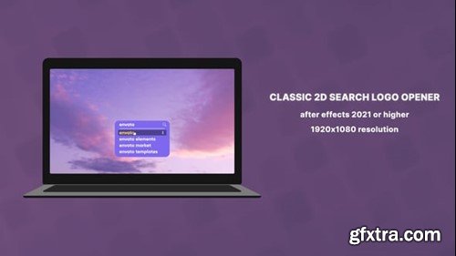 Videohive After Effects Classic 2D Search Logo Opener 60fps 55424284