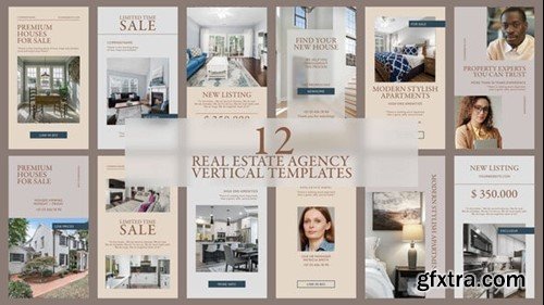 Videohive Real Estate Vertical Video Templates Pack 52871027