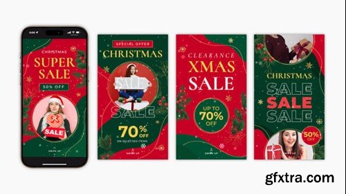 Videohive Christmas Sale Instagram Stories 55461098