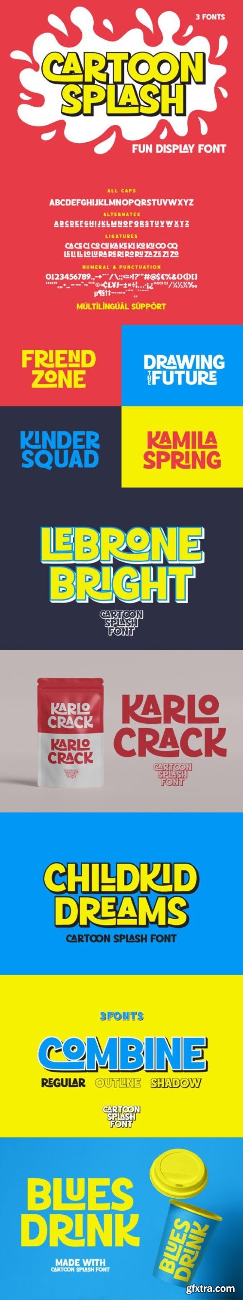 Cartoon Splash Font