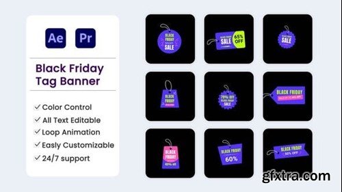 Videohive Black Friday Tag Banner 55471584