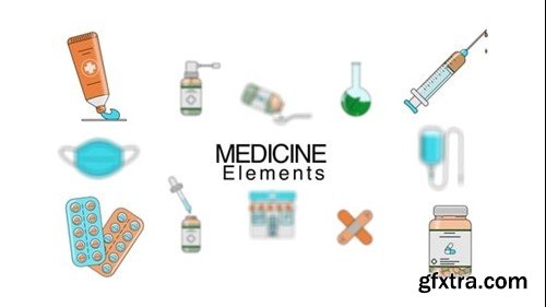 Videohive Medicine Elements 55451658