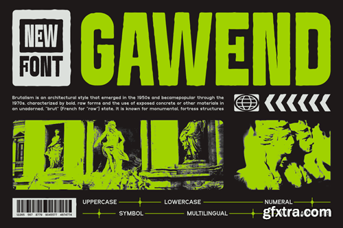 Gawend - Classic Sans Serif Typeface 84BKST2