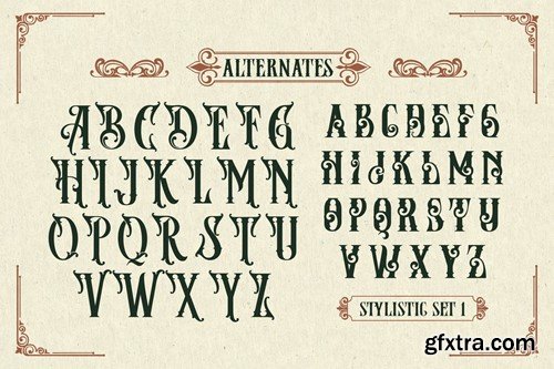 Jamesoon Victorian Typeface PDBSX8U