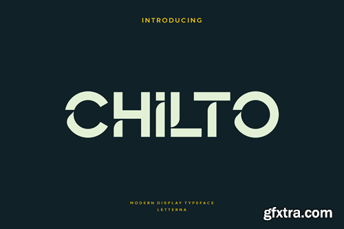 Chilto - Modern Display Font GFQ7CX6