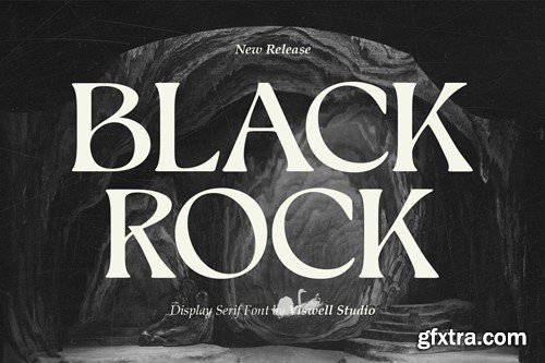 Black Rock - Display Font 9EVGHH7