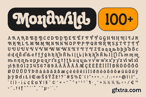 Mondwild - New Modern Logo Font 2FRAZWP