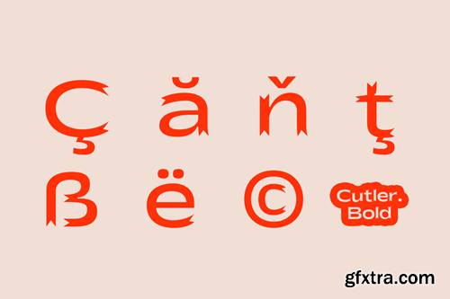 Cutler Sans | Cutting Edge Font JKKKU3C