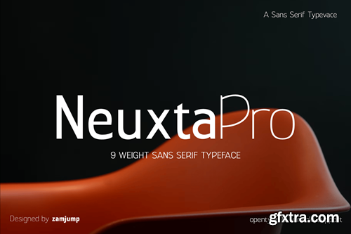 NeuxtaPro - 9 Weight Sans Serif SVTSAXA