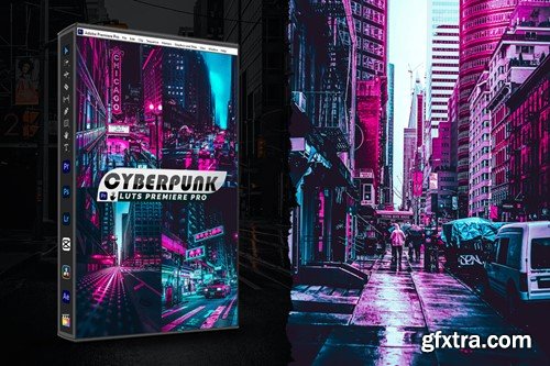 Cyberpunk Presets And luts Video Premiere Pro 6AVX6EN