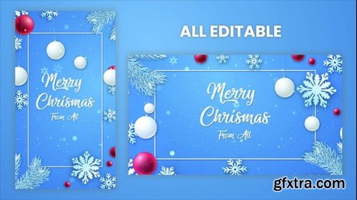 Videohive Merry Christmas Intro Opener 55486491