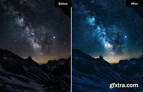 6 Quasar Lightroom and Photoshop Presets EDQWL2U