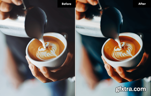 6 Toffee Coffee Lightroom and Photoshop Presets MSNG7W4