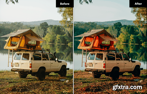 6 Summer Camp Lightroom and Photoshop Presets UR3QSB7