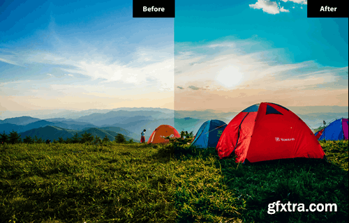 6 Summer Camp Lightroom and Photoshop Presets UR3QSB7