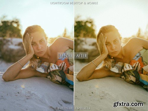 SUNKISSED Moody Warm Film Lightroom Presets for De HRU9L6X