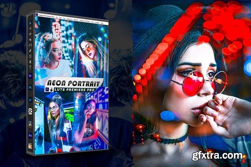 Neon Portrait Lightroom Presets & luts Premiere AZLR5JJ