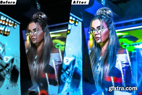 Neon Portrait Lightroom Presets & luts Premiere AZLR5JJ