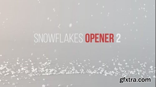 Videohive Snowflakes Opener 2 19119865