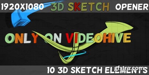 Videohive 3D Sketch 4367968