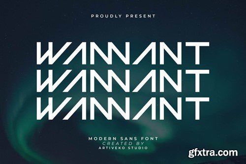 Wannant Technology Sans Font 52R8P2Y