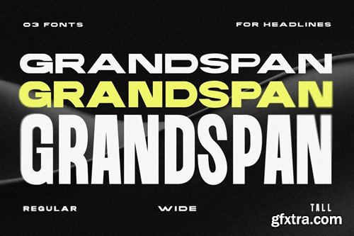 Grandspan - A Bold Font Family 5WZTPXU