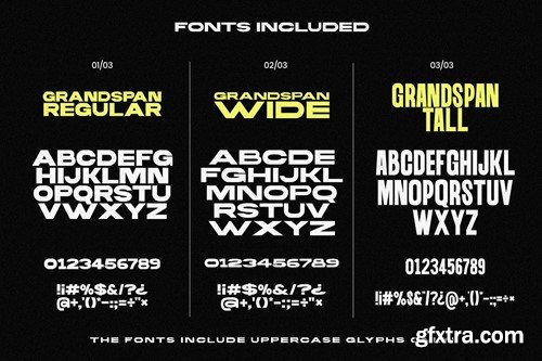 Grandspan - A Bold Font Family 5WZTPXU