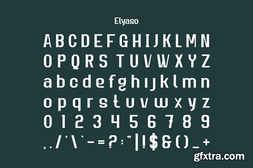 Elyaso - Modern Sans Serif Font YM5C7HT