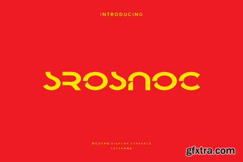 Srosnoc - Modern Display Typeface ZL4ZZMX