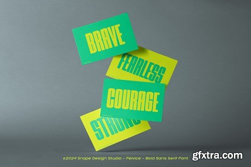 Felvice - The Bold Font GRUKLDK