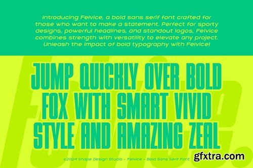 Felvice - The Bold Font GRUKLDK