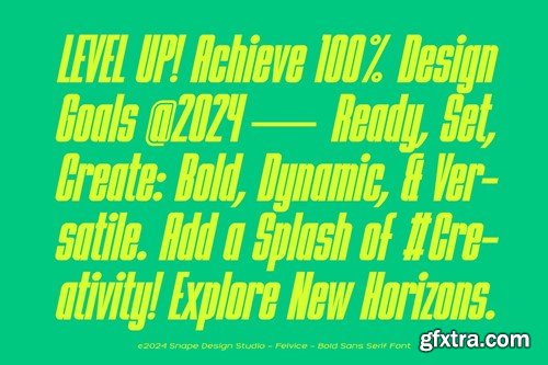 Felvice - The Bold Font GRUKLDK