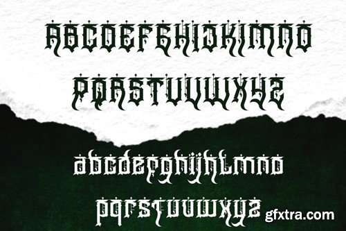 Wangor Asfrac - Modern Blackletter Font USQRV3C