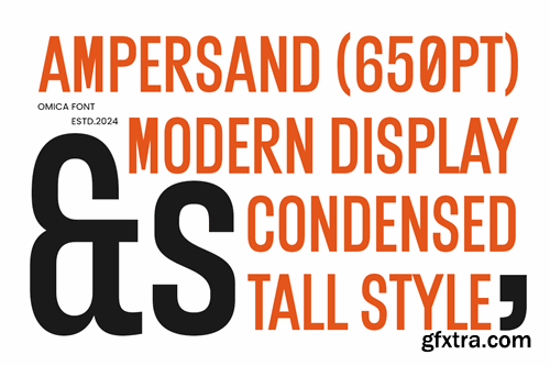 Omica - Tall Condensed Font YQUNGF2