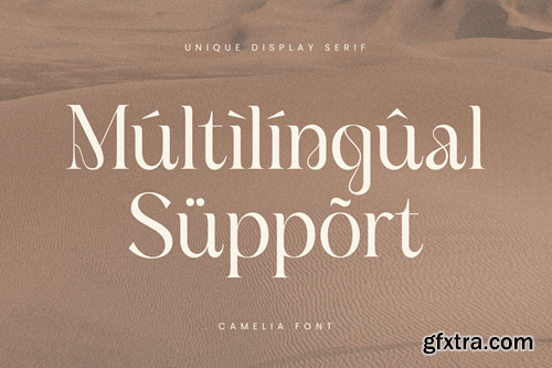 Camelia - Unique Display Serif Font BDQX8NN