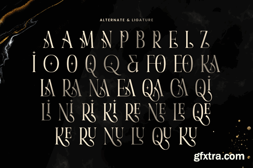 Aqila - Condensed Luxury Font T8WKK5B