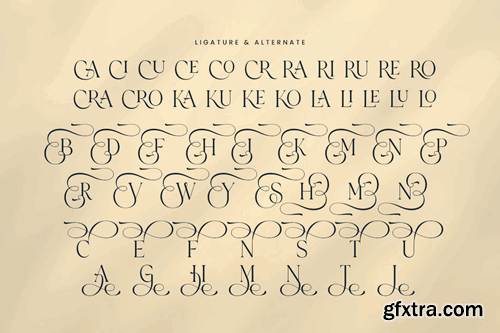 Siren - Lavish Luxury Font ZKYE3R2