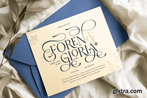 Siren - Lavish Luxury Font ZKYE3R2