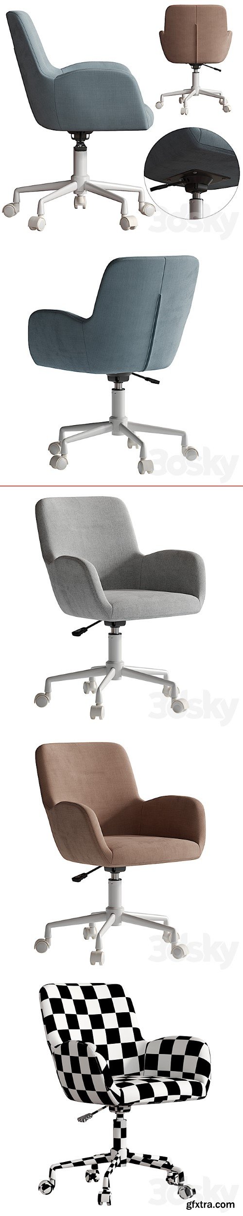 Frey Textile Sky Office Chair