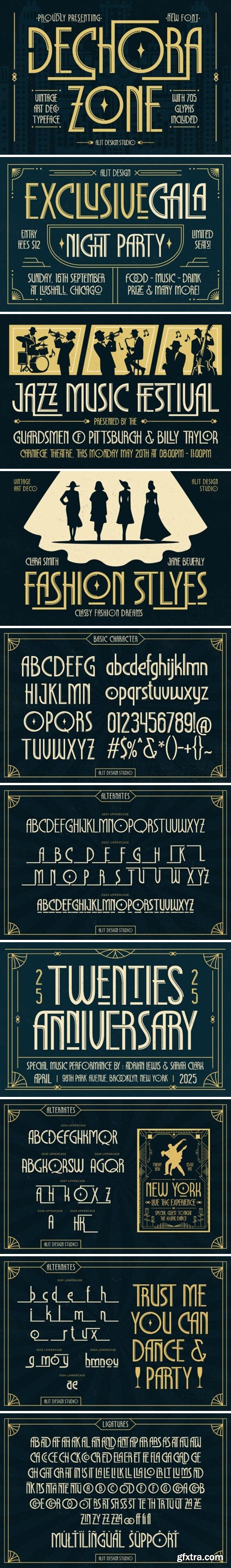 Dechora Zone Font