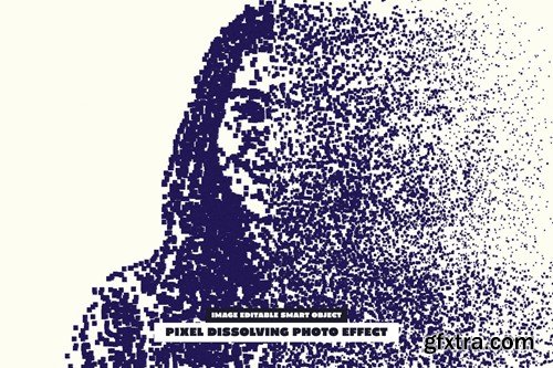 Pixel Dissolving Photo Effect 4AUFU7S