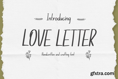 Romantic Font - Love Letter AW5D8MH