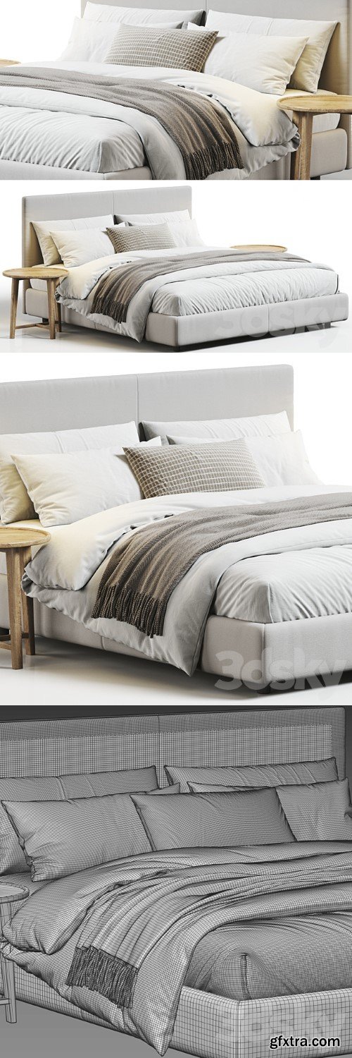 Flexform Oltre Bed