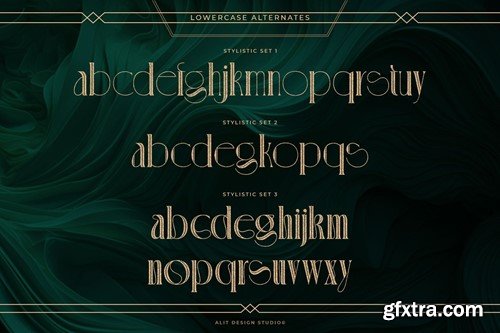 Decobra Art Deco Font NVP595W