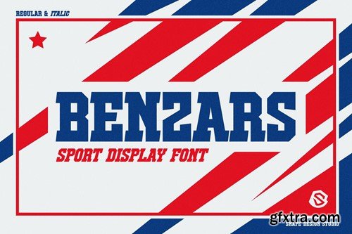 Benzars - Sport Display Font FN6FYBQ