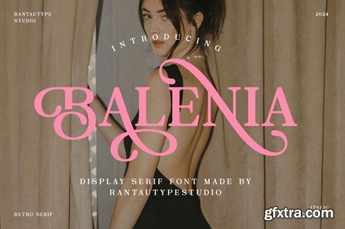 Balenia Retro Display Serif Font YUFP6VF